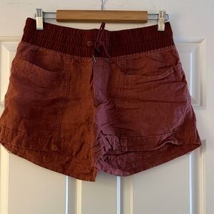 Athleta Women's Athletic Shorts in Burgundy